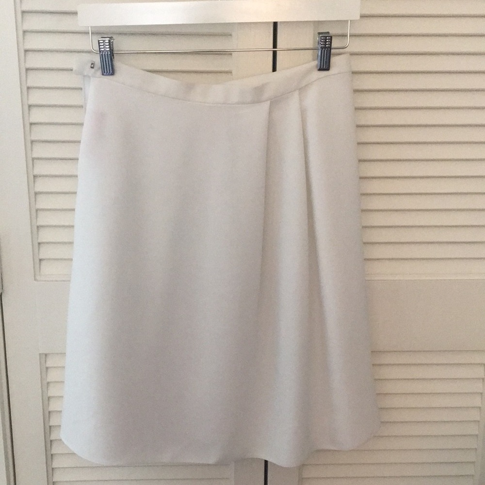 Clover Canyon white mid length skirt
